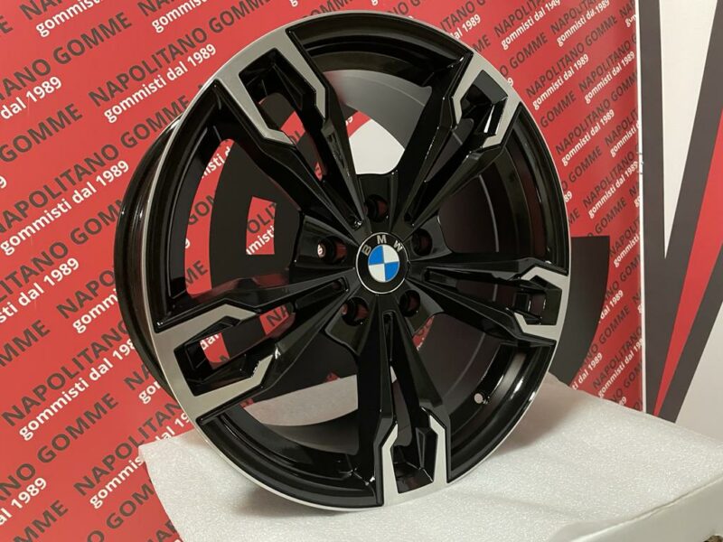 Cerchi Bmw serie 3 4 5 6 7 M3 x1 Z4 b7 18 pollici black special lips - immagine 2