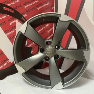 Cerchi rotor Audi A1 Polo Golf 4 t-cross17 pollici napolitano gomme (1)