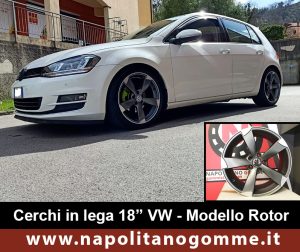 Cerchi ruote pollici rotor spath napolitano gomme