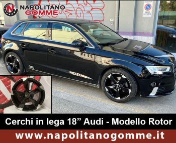 cerchi in lega 18 pollici audi rotor a3 8p