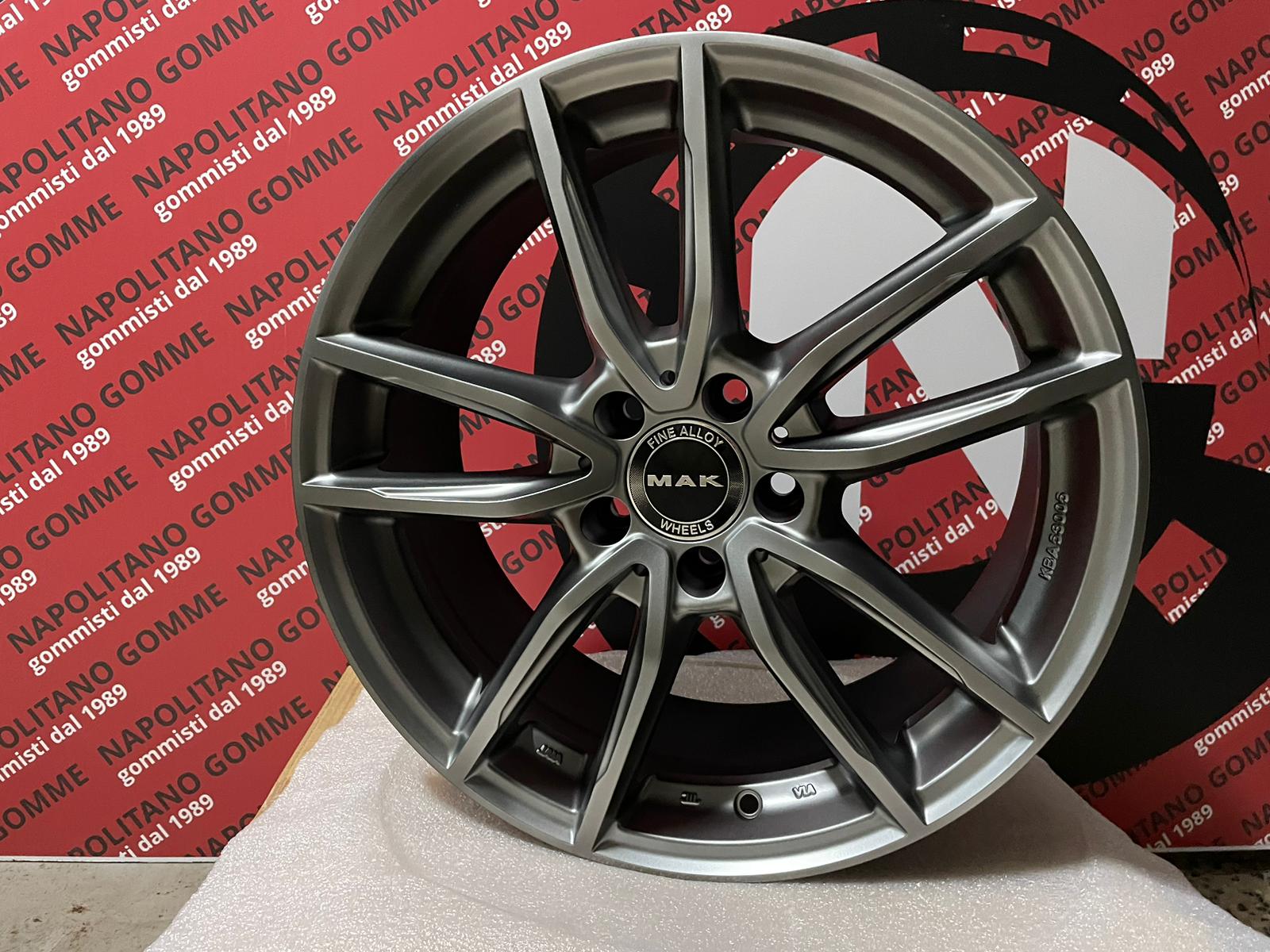 Cerchi in lega per Audi Vw Mercedes 16 pollici Mak (1)