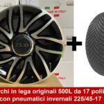 Kit invernale completo per Fiat 500L da 17 pollici nuovi