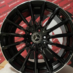 Cerchi Mercedes classe A B C GLK SLC 18 pollici Komet black (1)