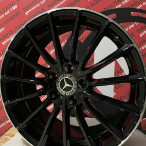 Cerchi Mercedes classe A B C GLK SLC 18 pollici Komet black (4)