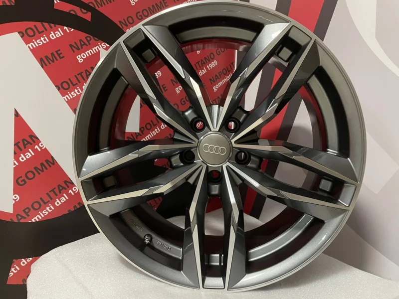Cerchi in lega per Audi Q5 SQ5 8r fy 19 pollici rs6 grigi (4)