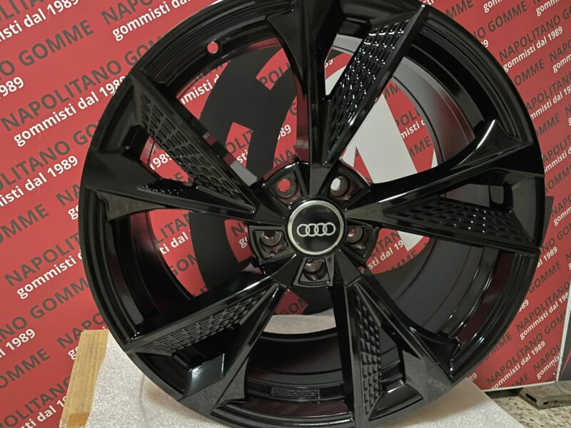Cerchi Audi A3 A4 A6 Q2 Q3 Q5 TT 18 pollici rs7 full black nad (2)