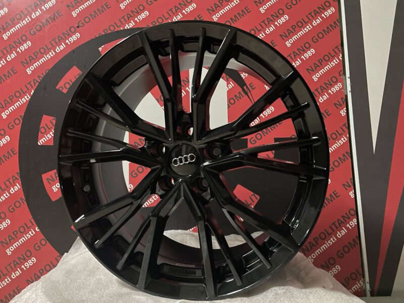 Cerchi Audi A3 A4 A6 Q2 Q3 Q5 TT 18 pollici Mak nero lucido (2)