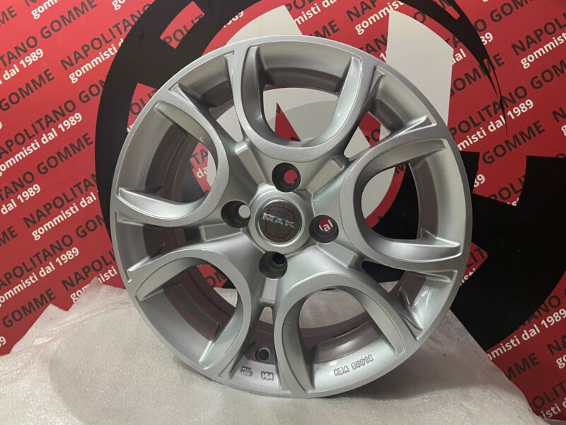 Cerchi Fiat Panda Punto Marea Doblo 14 pollici silver (3)