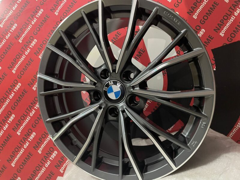 Cerchi Bmw serie 3 4 5 6 7 X1 18 pollici mak mark grigio (7)