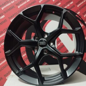 Cerchi Audi A3 S3 Rs3 8p 8v 8y 18 pollici nero opaco (7)