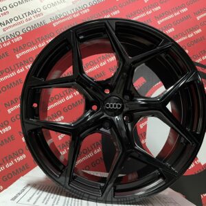 Cerchi in lega da 19 pollici modello rs3 nero ludico dedicato per audi
