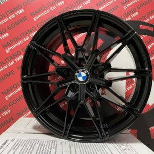 Cerchi in lega adatti per bmw g20 g22 da 18 pollici nella colorazione nero lucido mim tgm03
