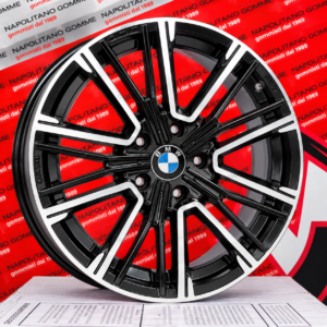 Cerchi in lega compatibili per bmw da 19 pollici modello mak kult nero diamantato