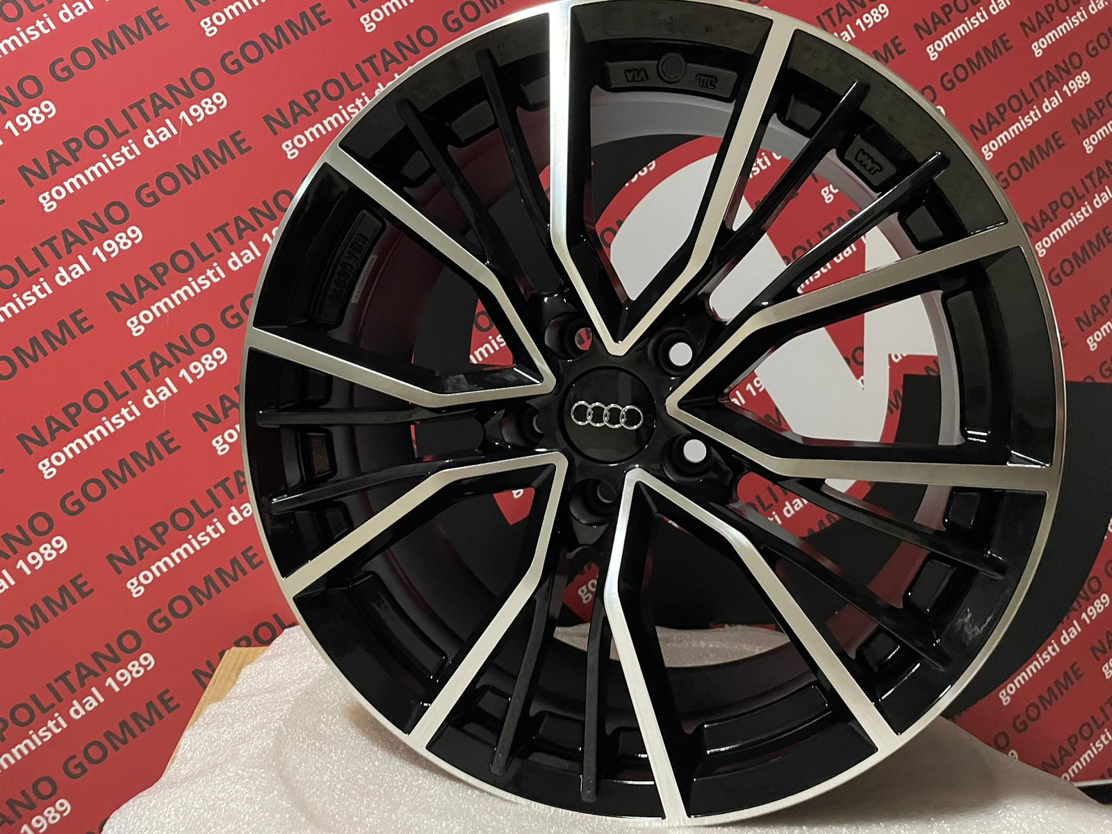 Cerchi in lega dedicati per audi a3 da 18 pollici modello mak union nero diamantato