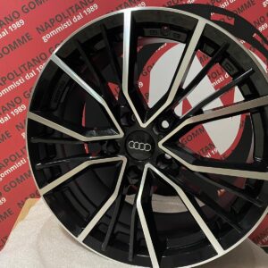 Cerchi in lega dedicati per audi a3 da 18 pollici modello mak union nero diamantato