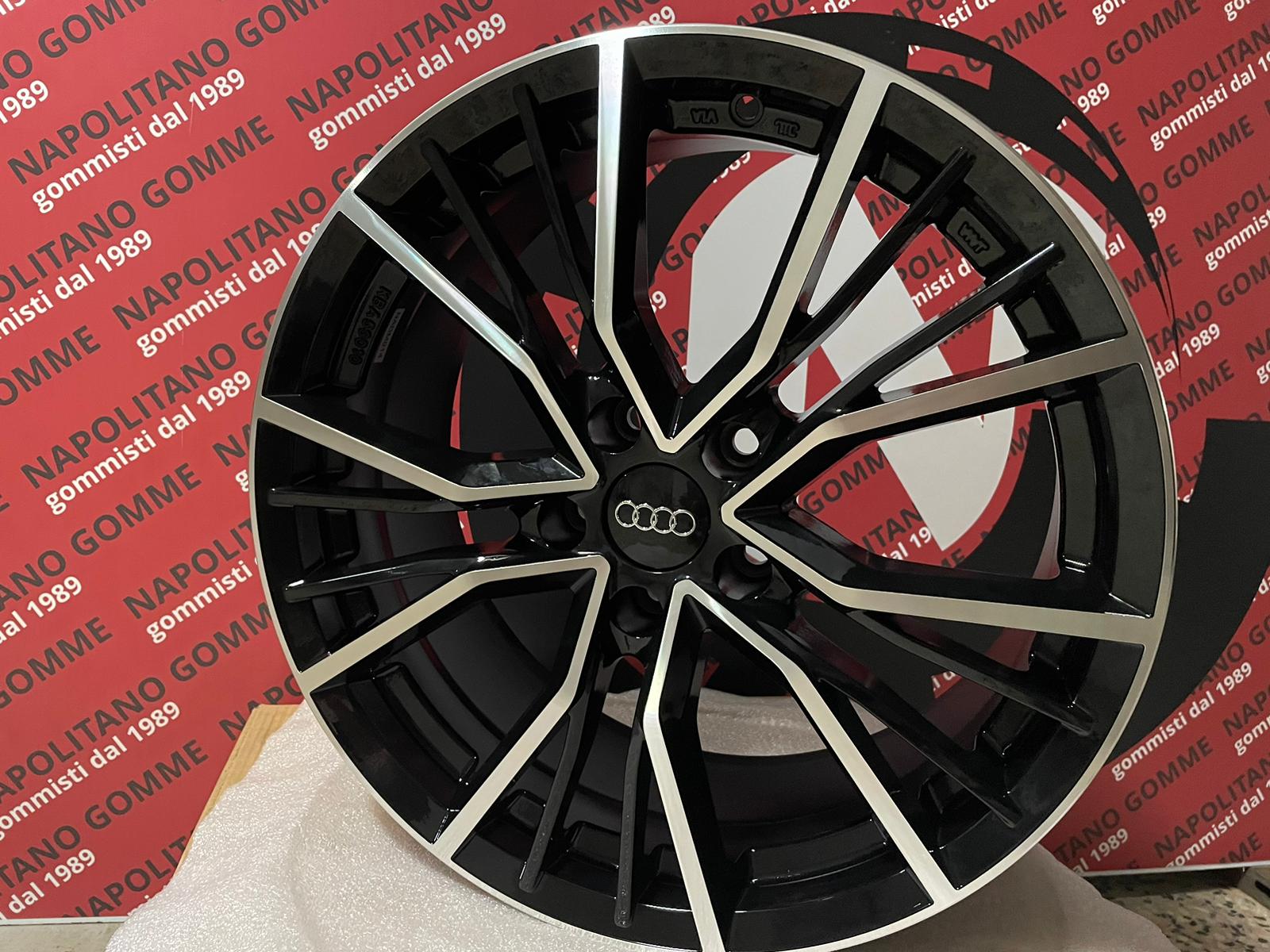 Cerchi in lega dedicati per audi a3 da 18 pollici modello mak union nero diamantato
